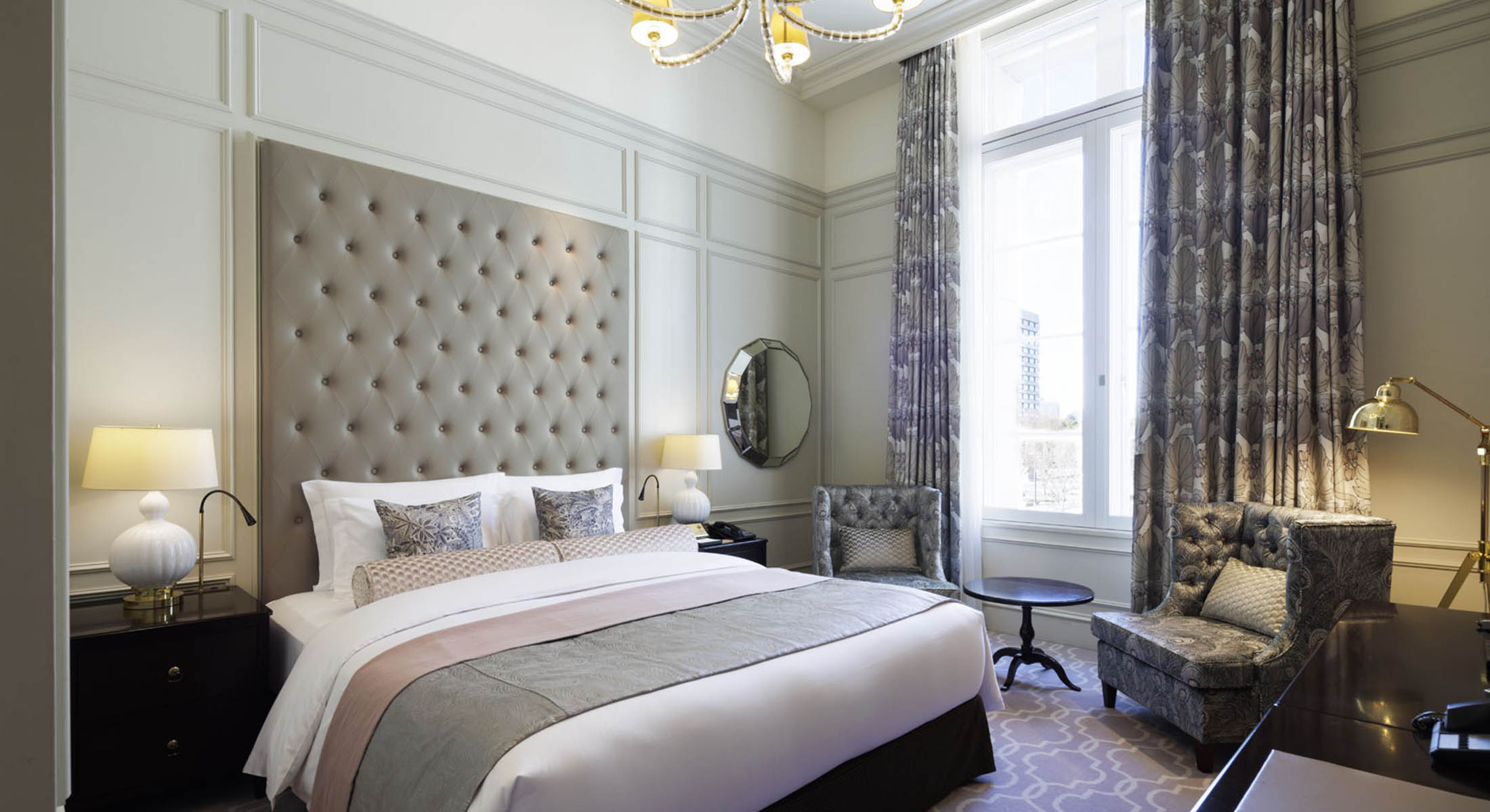 A BED SURROUNDED BY DEEP SERENITY