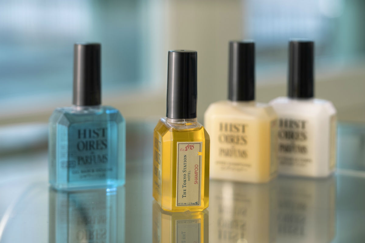 Stay - Our new collaboration with histoires de parfums - original bath amenities “est. 1915” Tokyo Hotel - The Tokyo Station Hotel